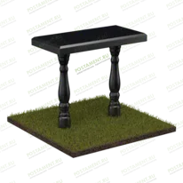 Столик из гранита 51013 для оформления могилы