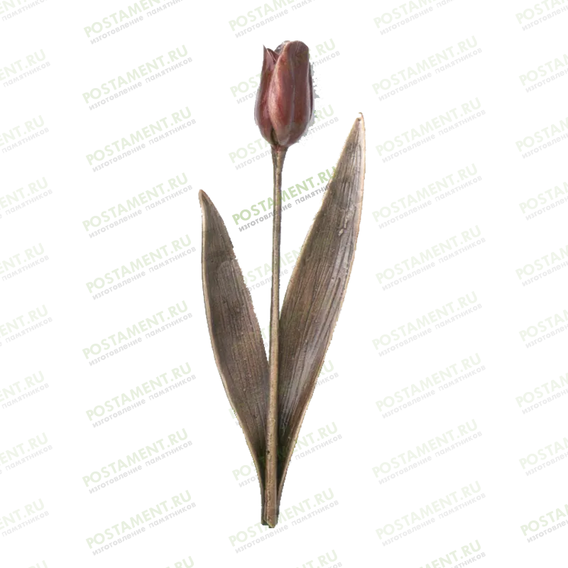 Тюльпан из бронзы на памятник 82030