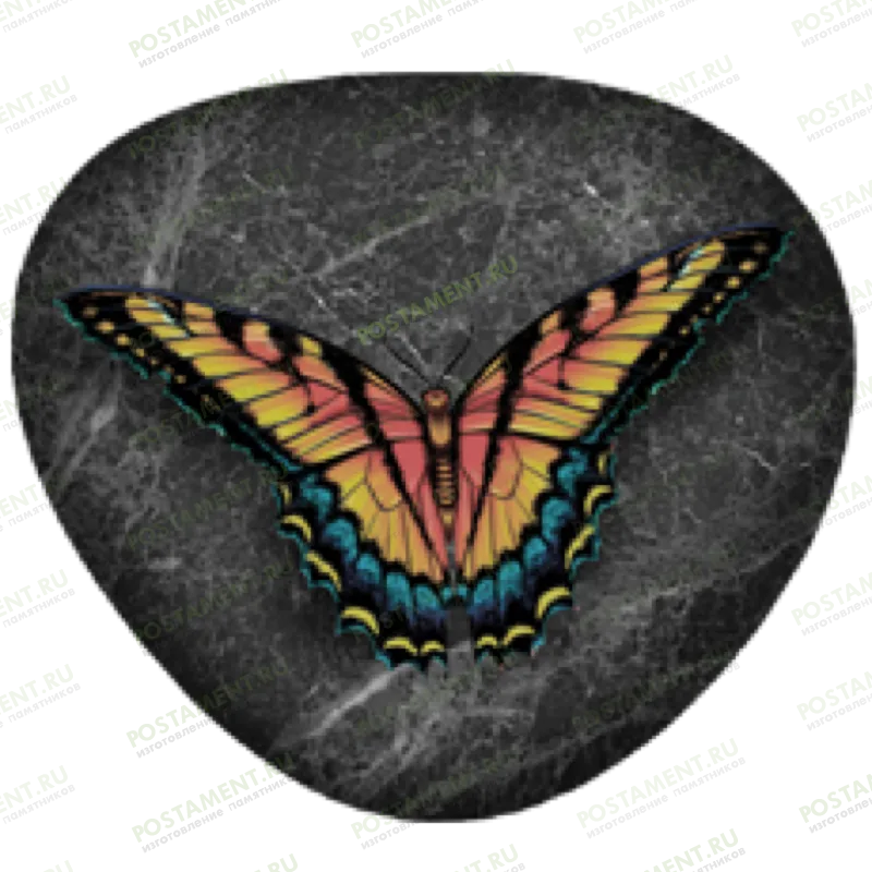 Бабочка из керамики на памятник 91977