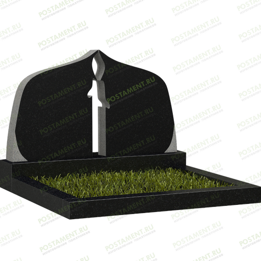 Составной памятник в виде свечи