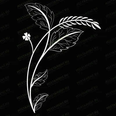 Веточка для оформление памятника 95007