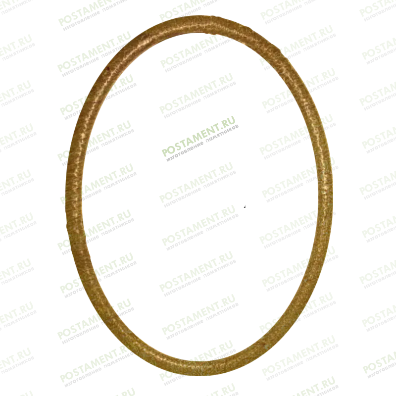 Рамка овальная бронзовая на памятник 82096