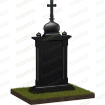 Часовня на могилу с куполом и крестом № 18719