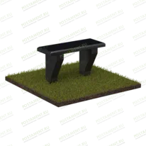 Скамейка из гранита 51116 для оформления могилы