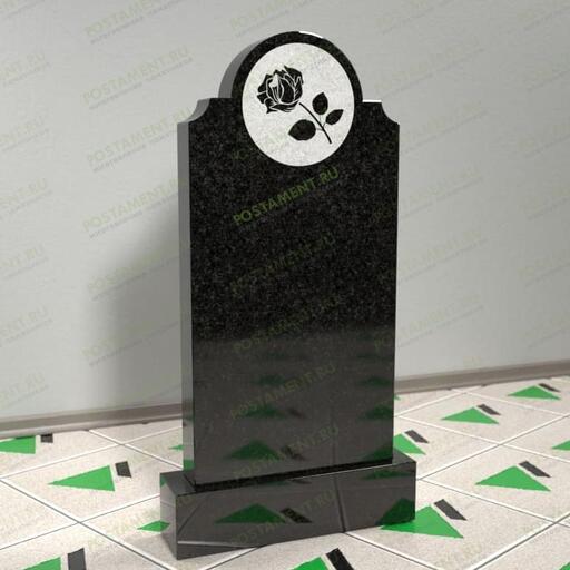 Памятник в виде арки с розой