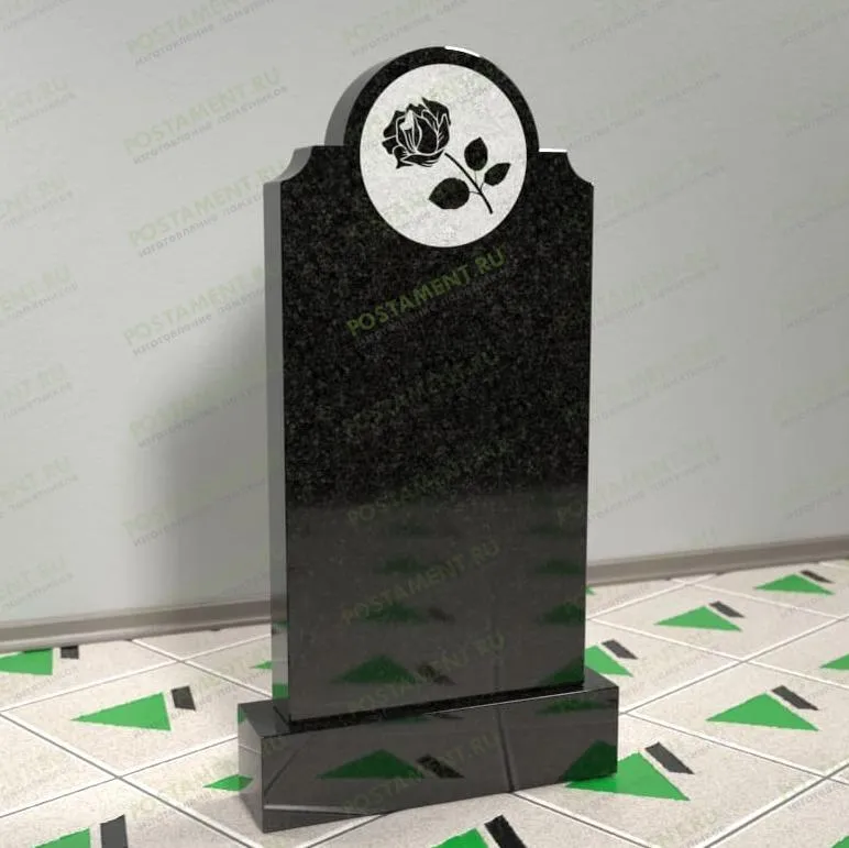 Памятник в виде арки с розой