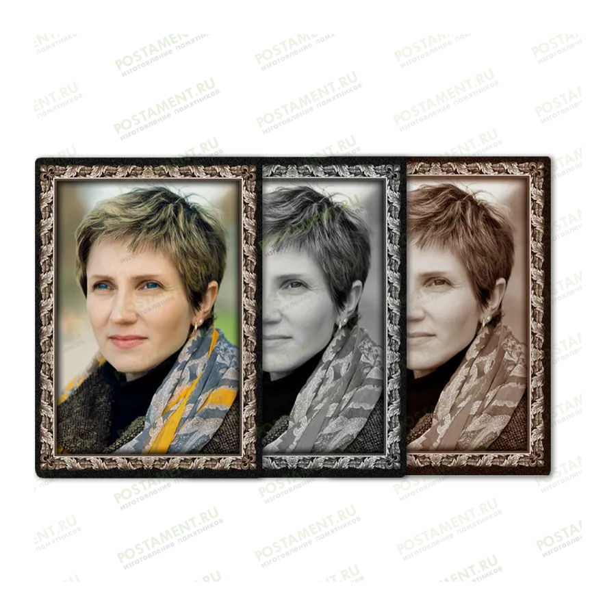 фотокерамика на памятник прямоугольная 91833
