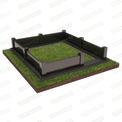 Цоколь гранитный высокий 22110