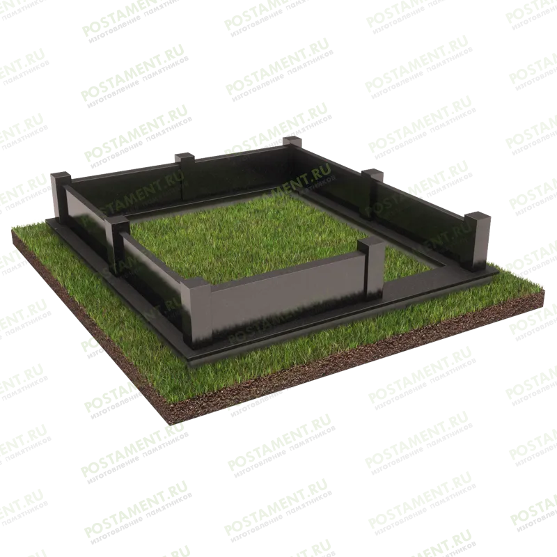 Цоколь гранитный высокий 22110