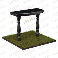 Столик из гранита 51015 для оформления могилы