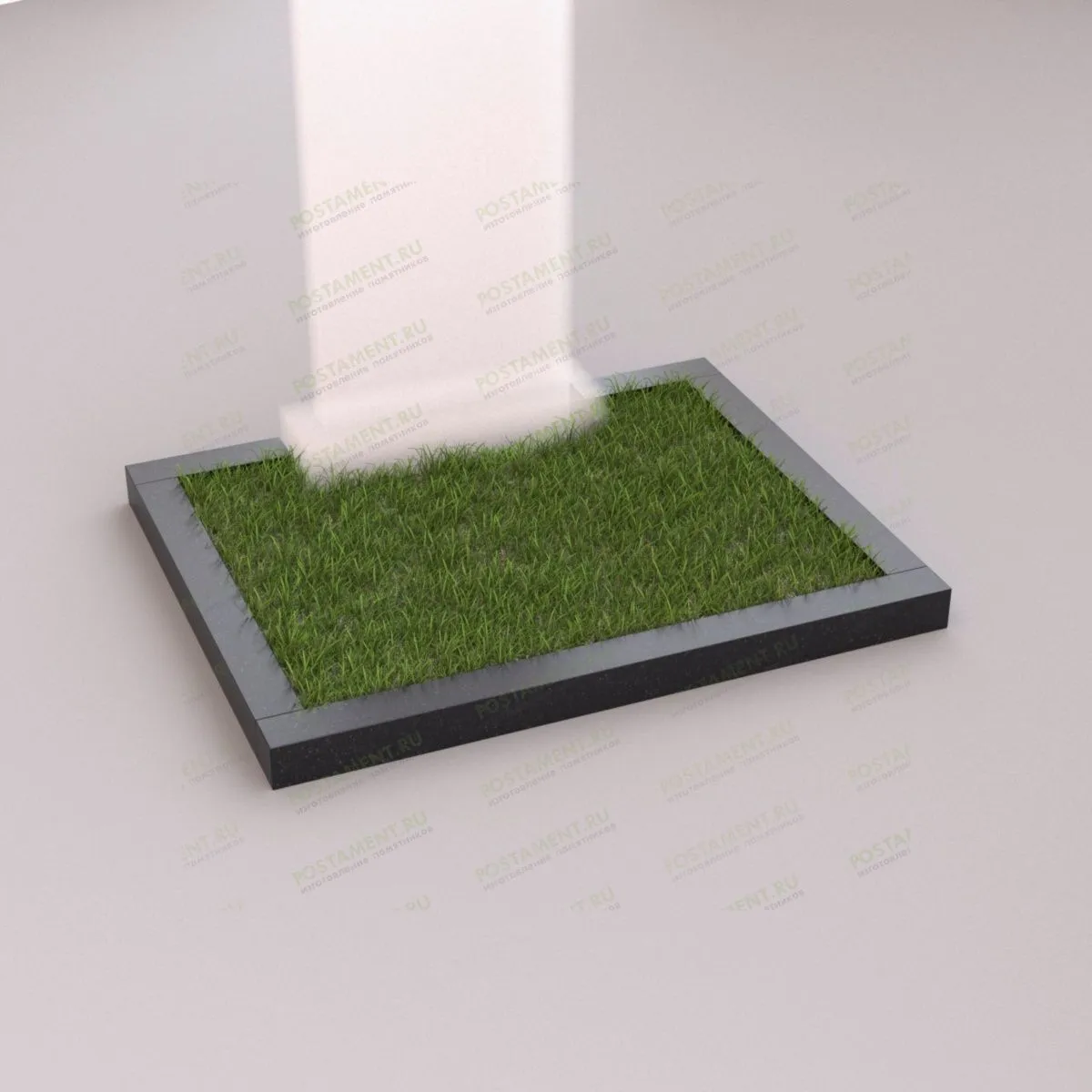 Один цветник на две могилы 81082