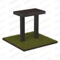 Столик из гранита 55012 для оформления могилы