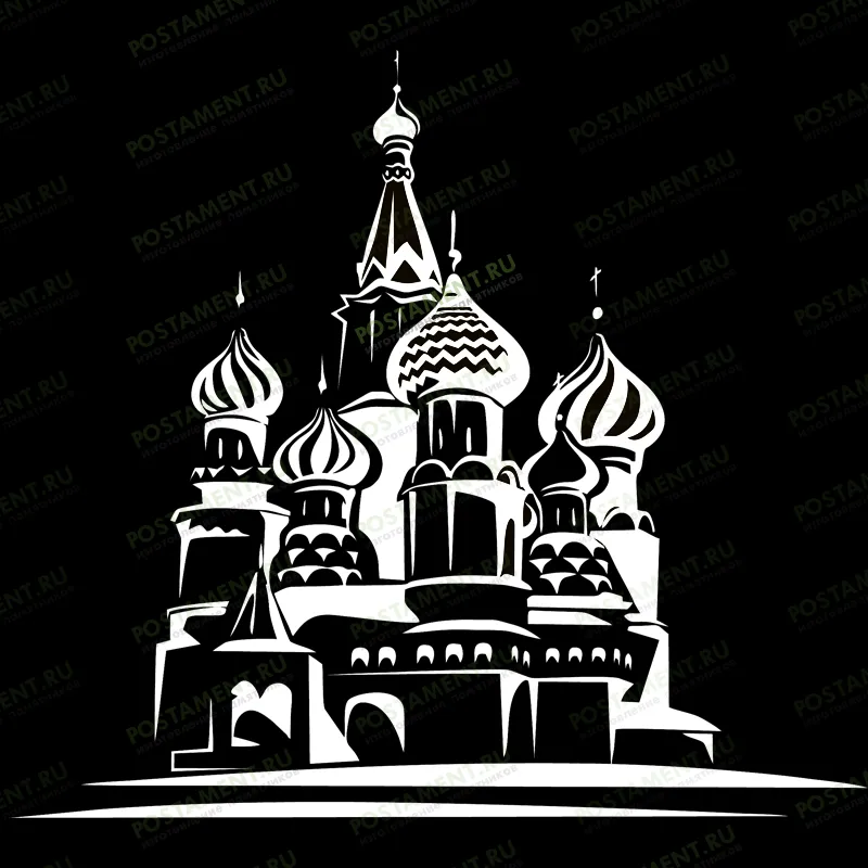 Храм на памятник гравировка 91329