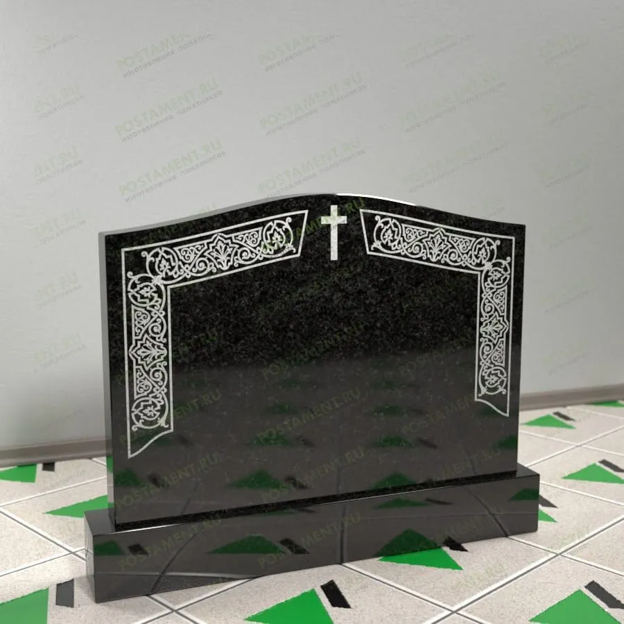 Памятник семейный с орнаментом 15209