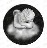 Ангел из фарфора на памятник 91966