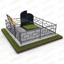 Мемориальный комплекс с двумя стелами № 18812