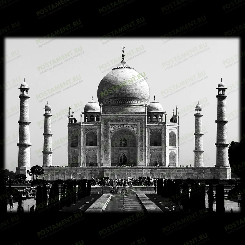 Тадж-Махал рисунок на памятник 97038