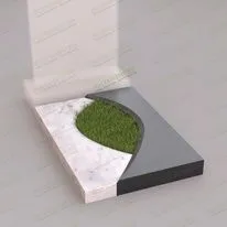 Цветник из гранита 81039