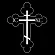 Крест для гравировки на памятник 93007