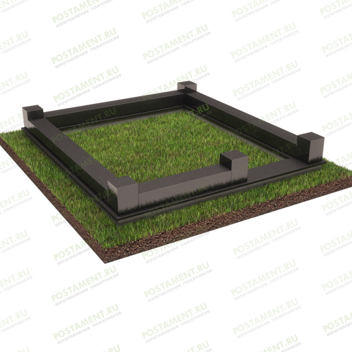 Цоколь на могилу 22104