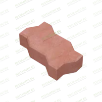 Плитка тротуарная 60112, название Волна красная, размер 22,5×11,2×6 