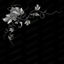 Виньетка с виноградом 96052