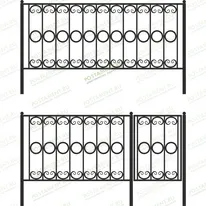 Ограда высокая 33005