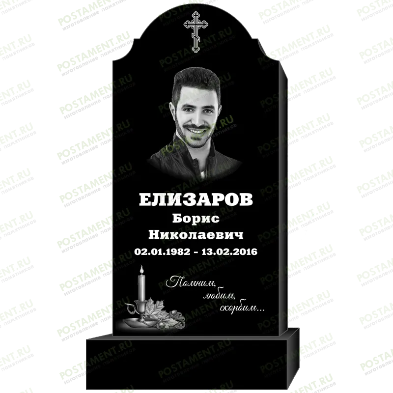 Оформление вертикального памятника 95321