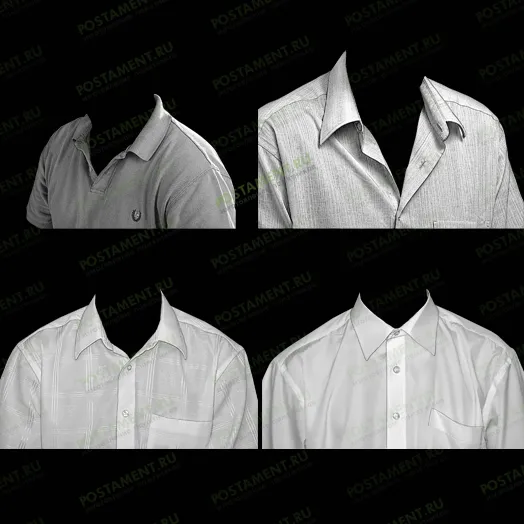 Мужская рубашка на памятник