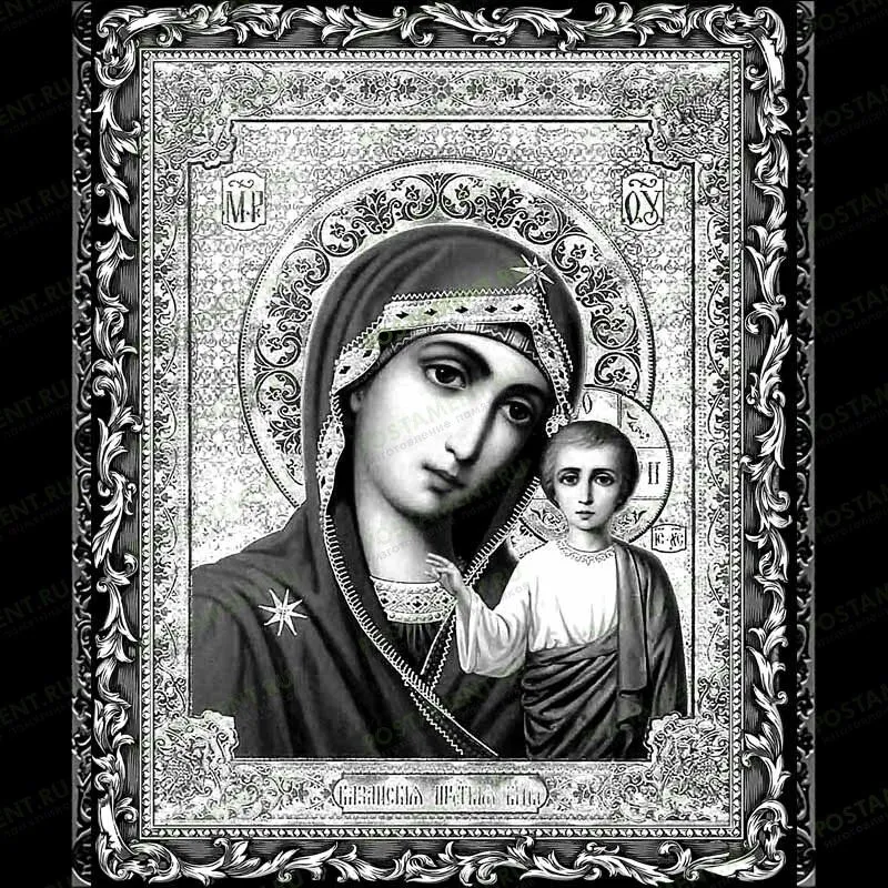 Казанская икона Божией Матери на памятник 98008