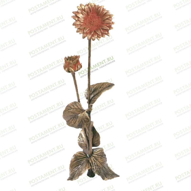 Гвоздика из бронзы на памятник  82023