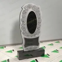 Памятник с розами № 12698