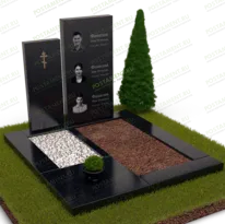 Гранитный комплекс с мульчей № 18864