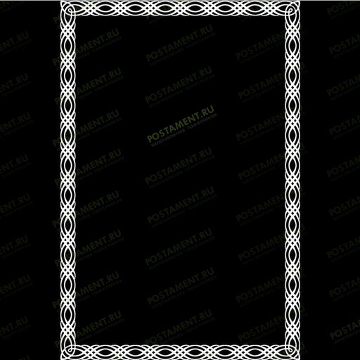 Рамка на памятник гравировка 91201