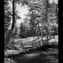 Пейзаж с мостом 99022