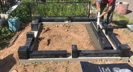 Фундамент под памятник