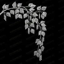 Веточка березы 95014