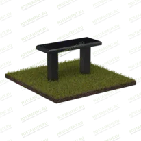 Скамейка из гранита 51112 для оформления могилы