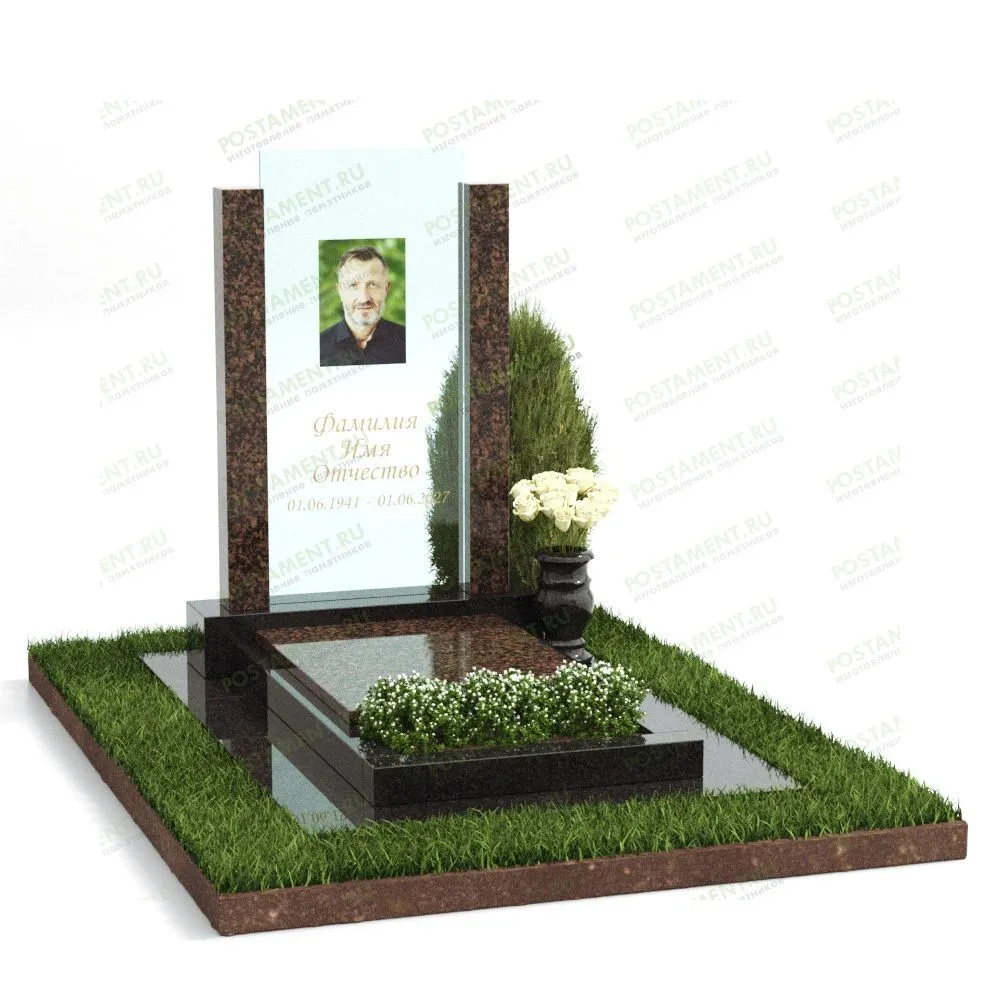 Памятник со стеклом 18901