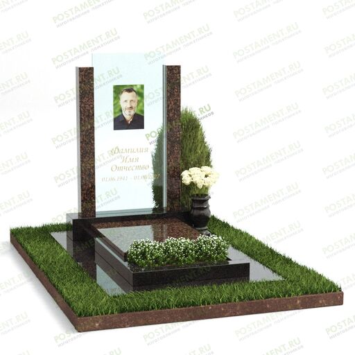 Памятник со стеклом 18901