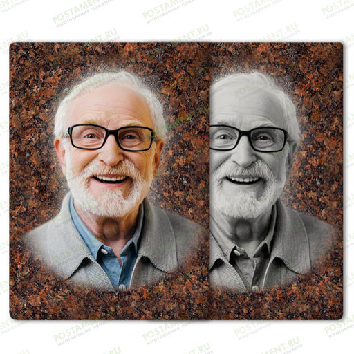 Керамика на памятник под Дымовский гранит 91868