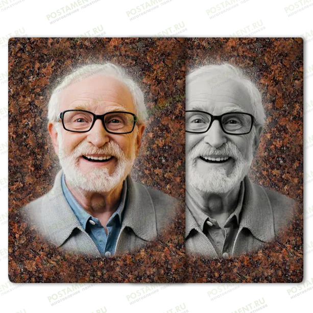 Керамика на памятник под Дымовский гранит 91868