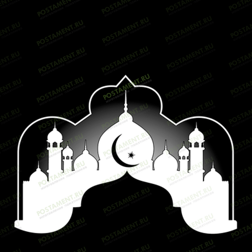 Гравировка на памятник мечеть
