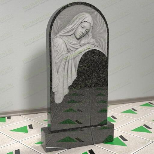 Памятник со скорбящей резной 13040