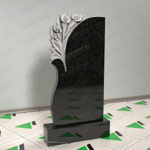 Памятник с каллами на могилу