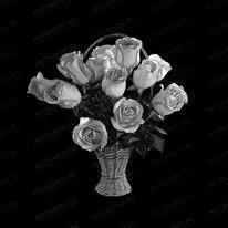 Корзина с розами 91074