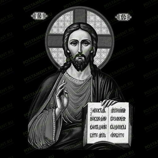 Икона Спасителя Иисуса Христа на памятник 98015