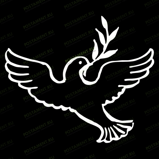 оформление голубя на памятник 91156