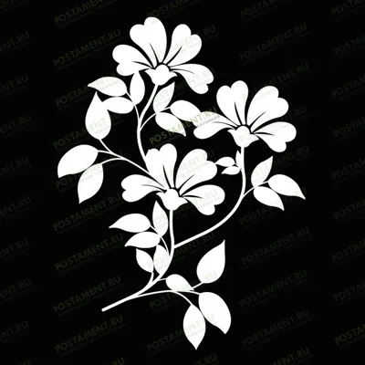 цветочки для гравировки на памятник 91066