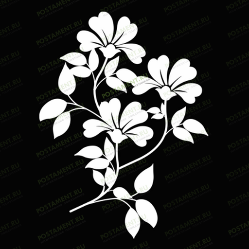 цветочки для гравировки на памятник 91066